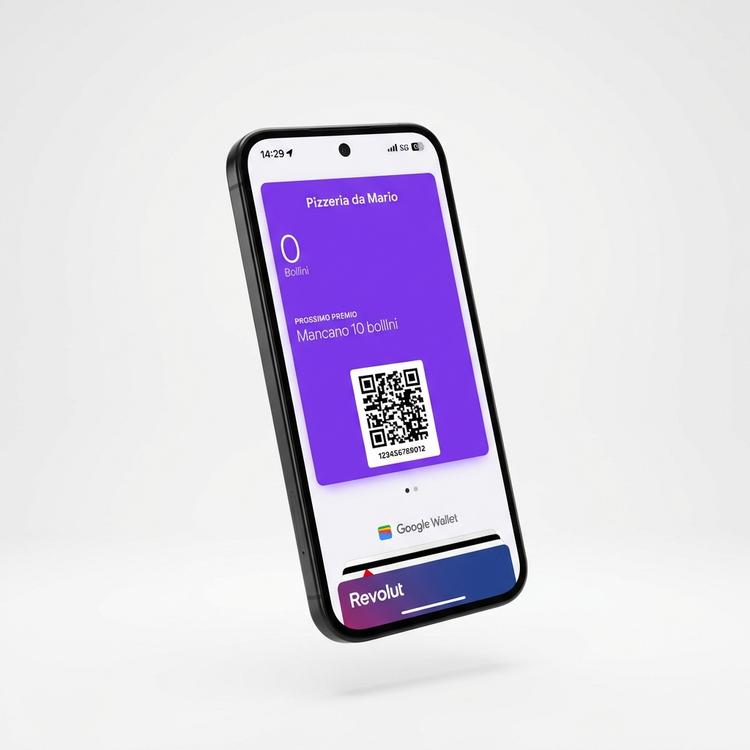 Carta fedeltà digitale su Google Wallet - Tesserando tessera punti Android